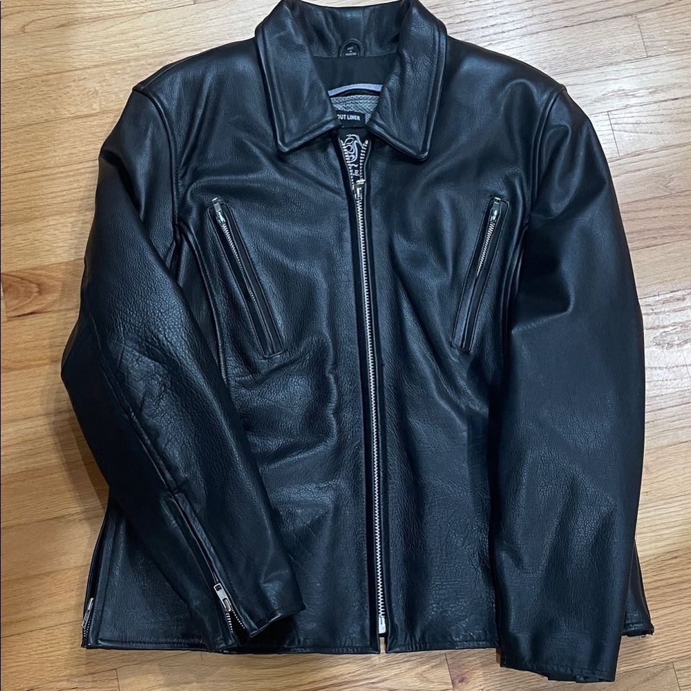 Classic Black Leather Jacket